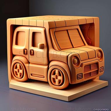 3D мадэль Nissan Cube (STL)